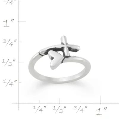 Faith Wrapped in Love Ring in Sterling Silver - Image 4