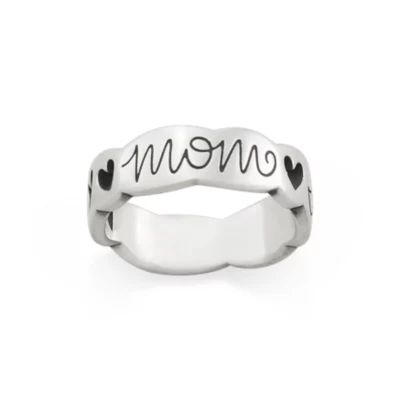 I Love You Mom Ring in Sterling Silver - Image 3