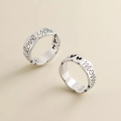 I Love You Mom Ring in Sterling Silver - Image 4