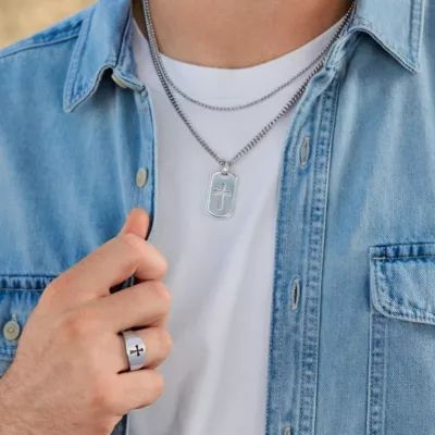 Men’s Cross Jewelry and Chains