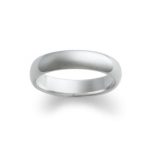 Narrow Athena Wedding Ring in Sterling Silver or 14K Yellow Gold or 14K White Gold